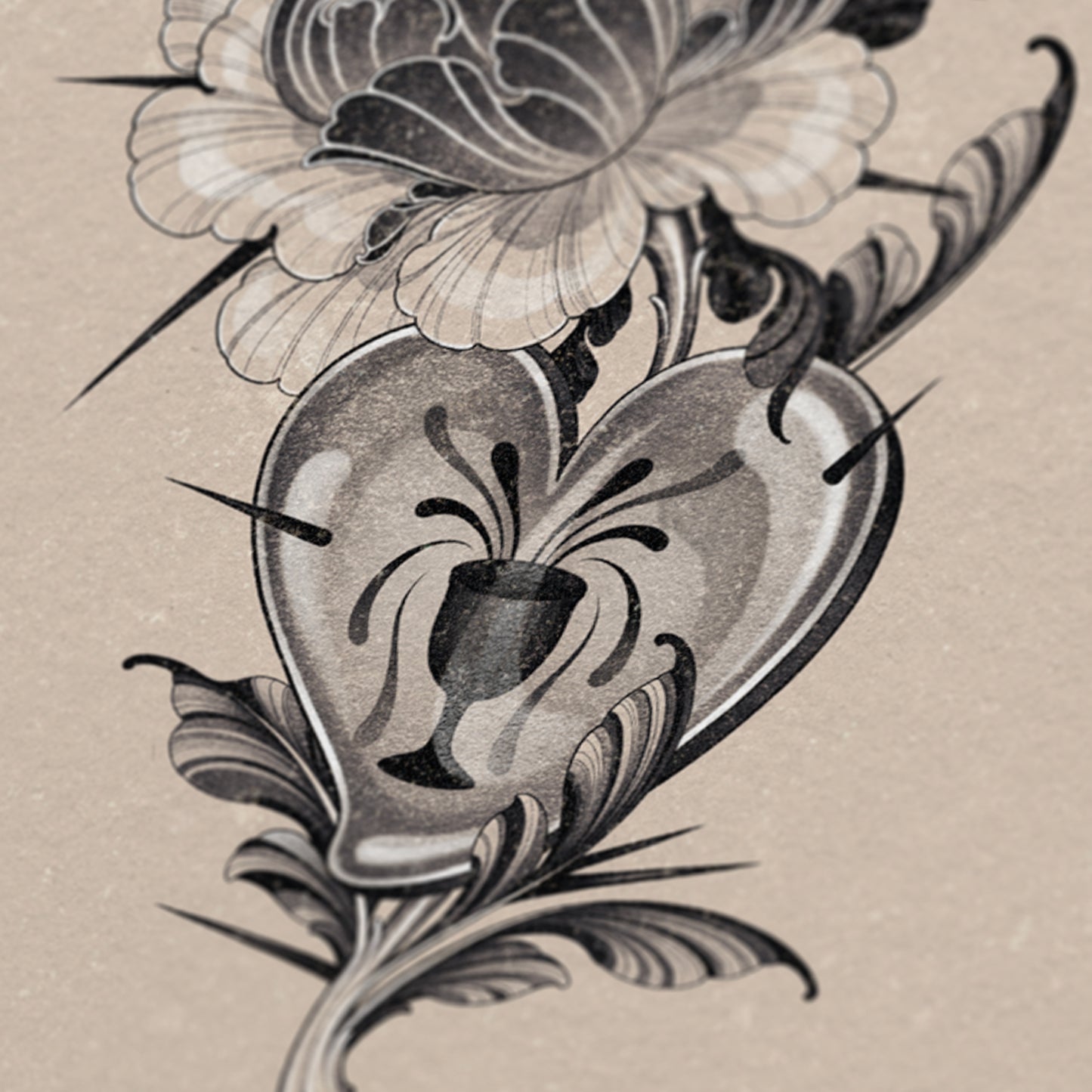Print Drip in Love